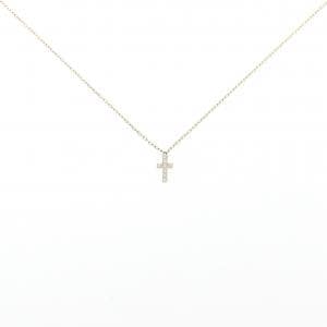 アーカー クロスパヴェ ネックレス 0.05CT