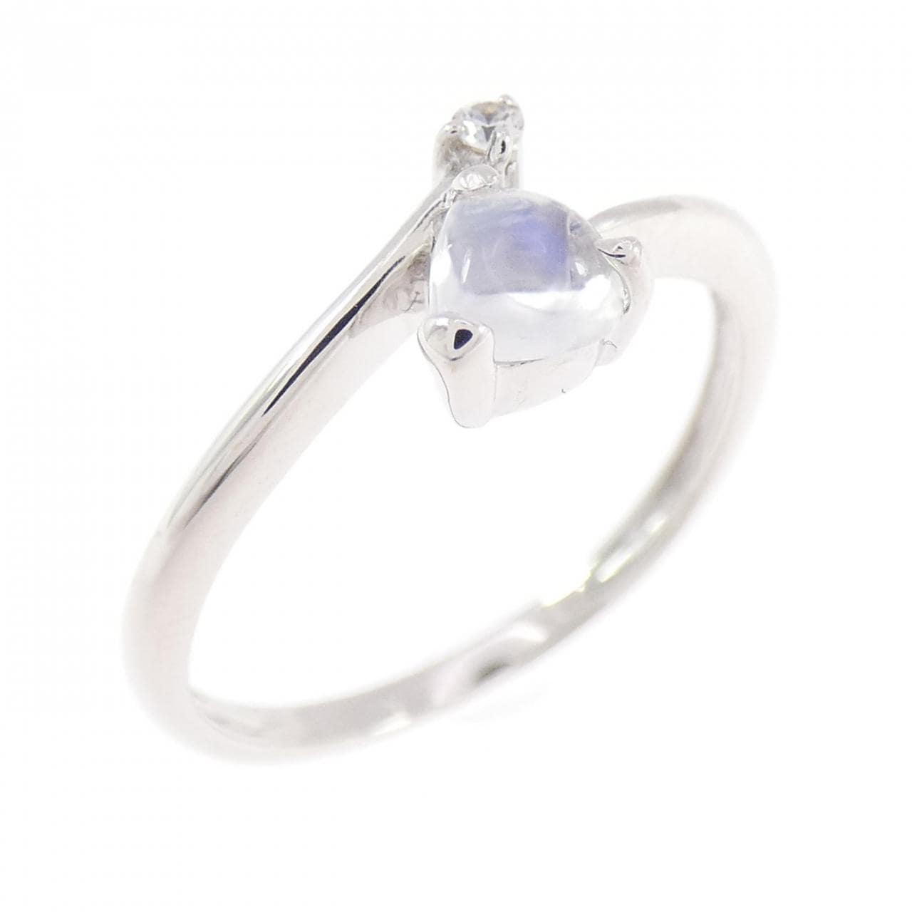 K18WG ムーンストーン リング