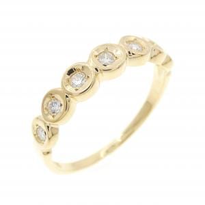 K18YG ダイヤモンド リング 0.12CT