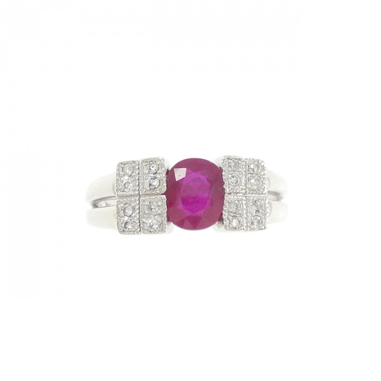 PT900 ルビー リング 1.00CT
