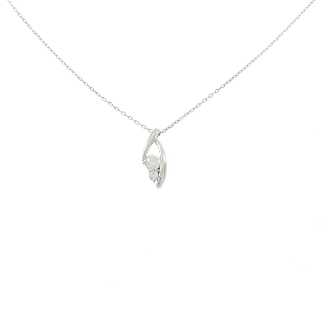 PT900/PT850 ダイヤモンド ネックレス 0.10CT