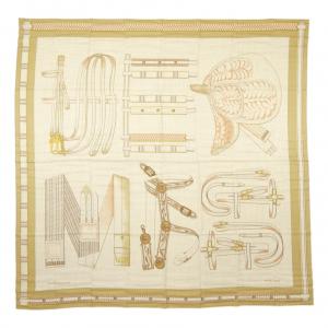 エルメス HERMES LETTRES EQUESTRES H244039S カレジェアン140 ショール