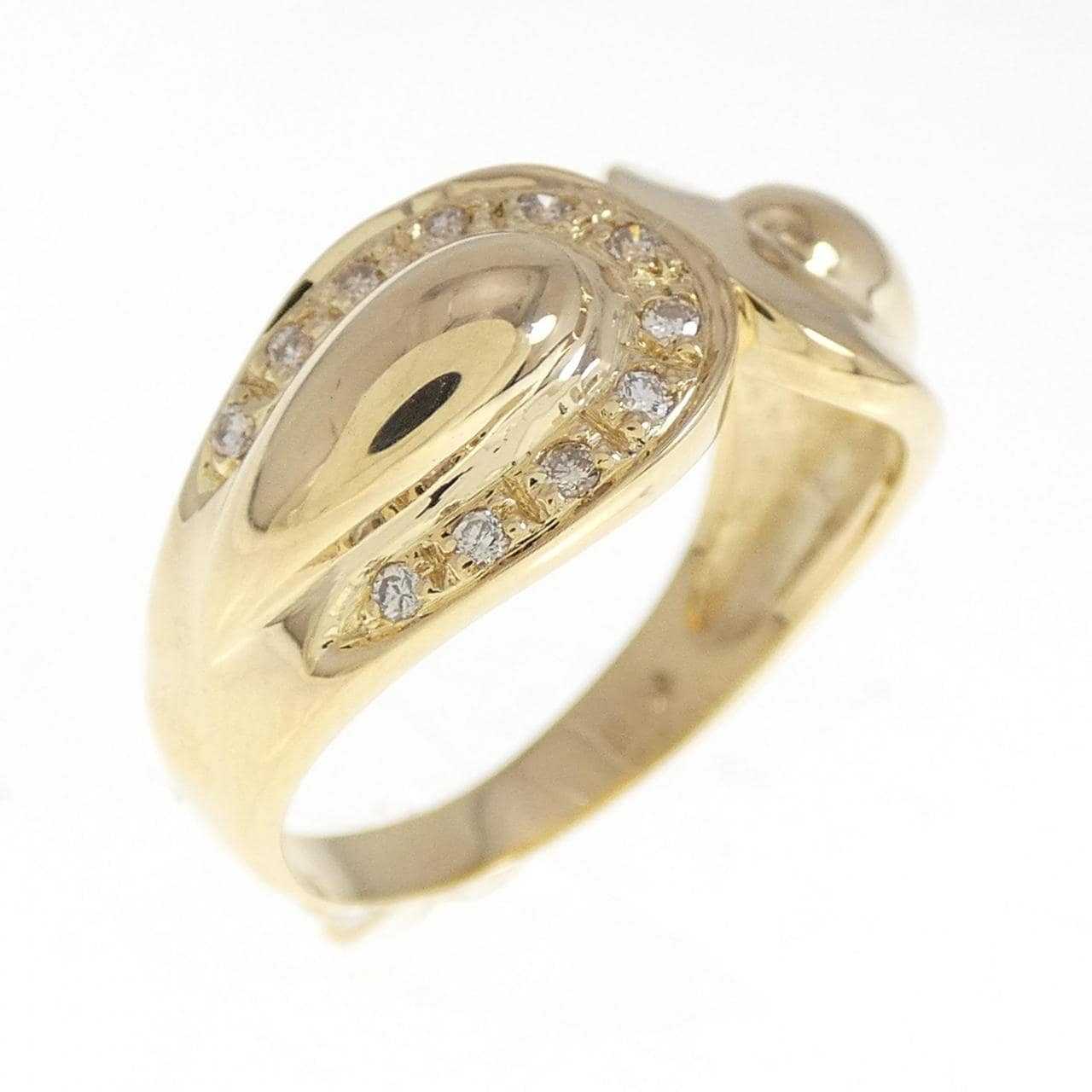 K18YG ダイヤモンド リング 0.08CT