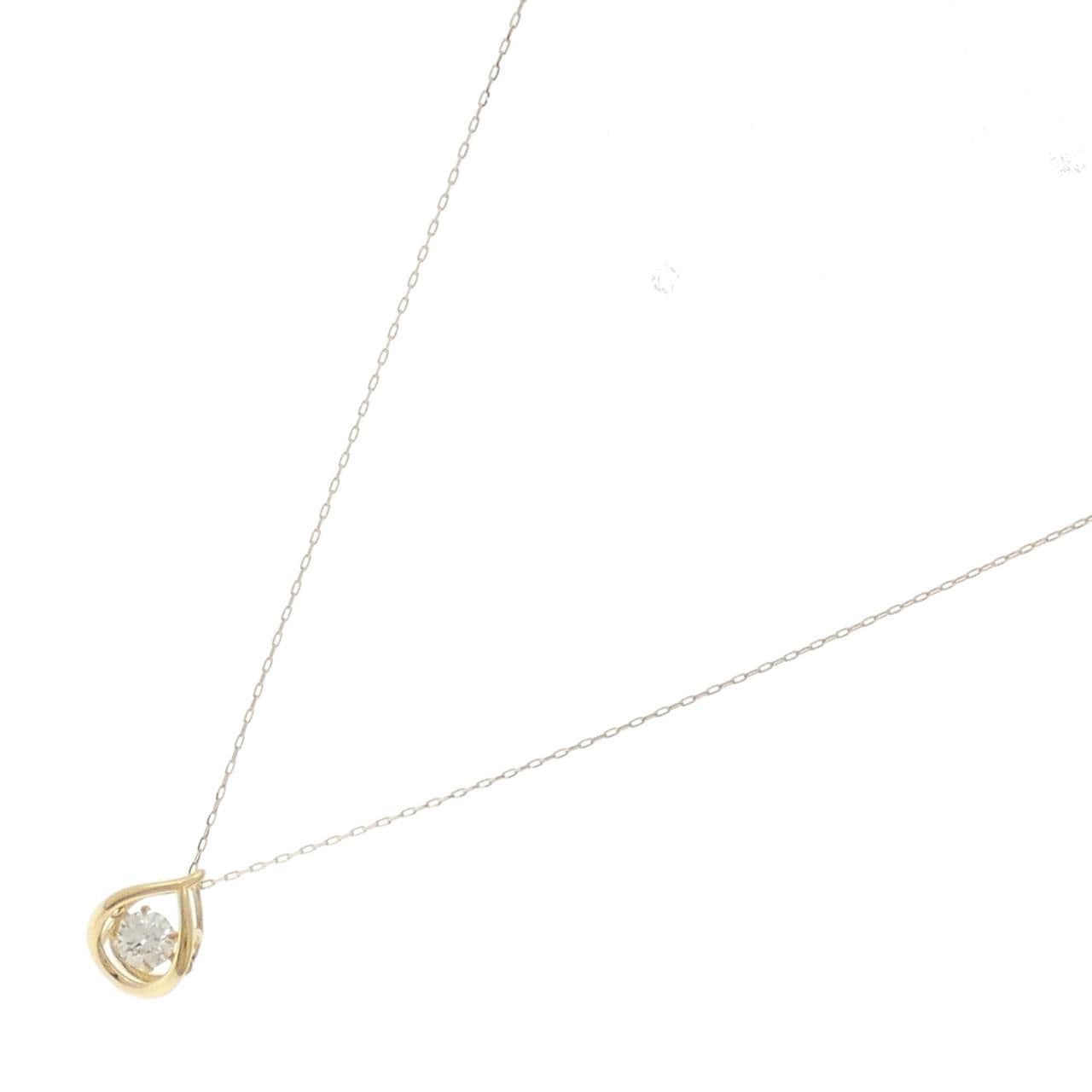 【新品】K18YG ダイヤモンド ネックレス 0.30CT