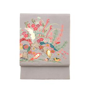 名古屋帯　百貫華峰【本加賀友禅】