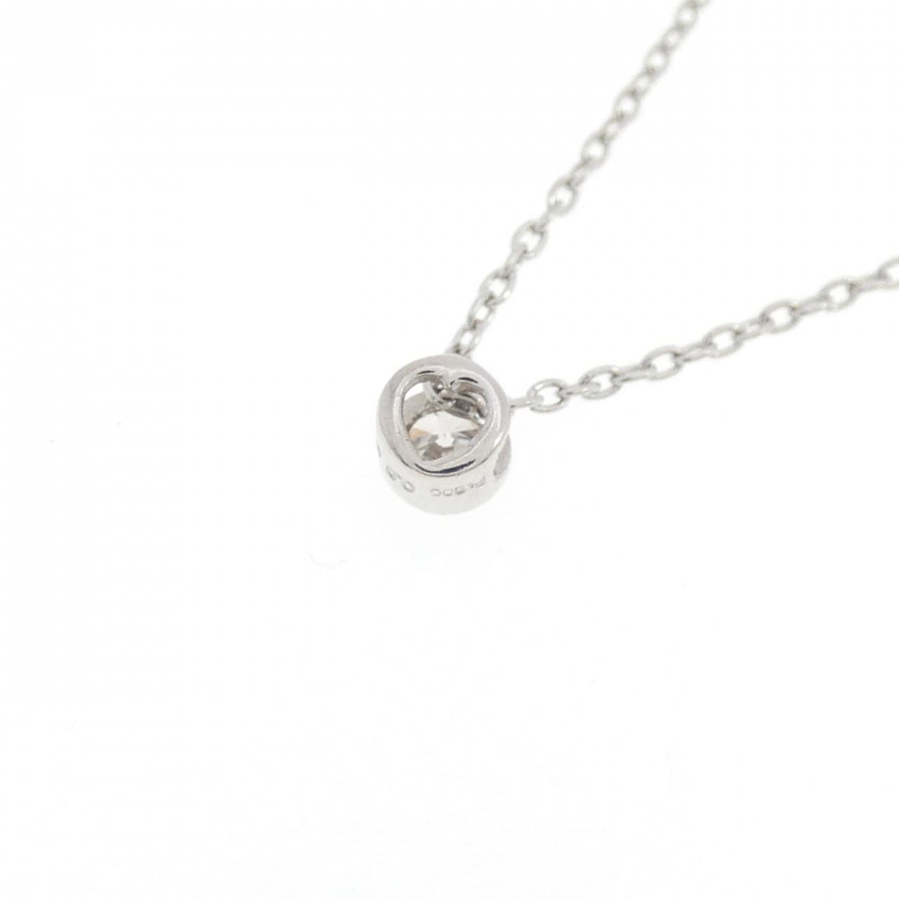 PT900/PT850 ダイヤモンド ネックレス 0.08CT