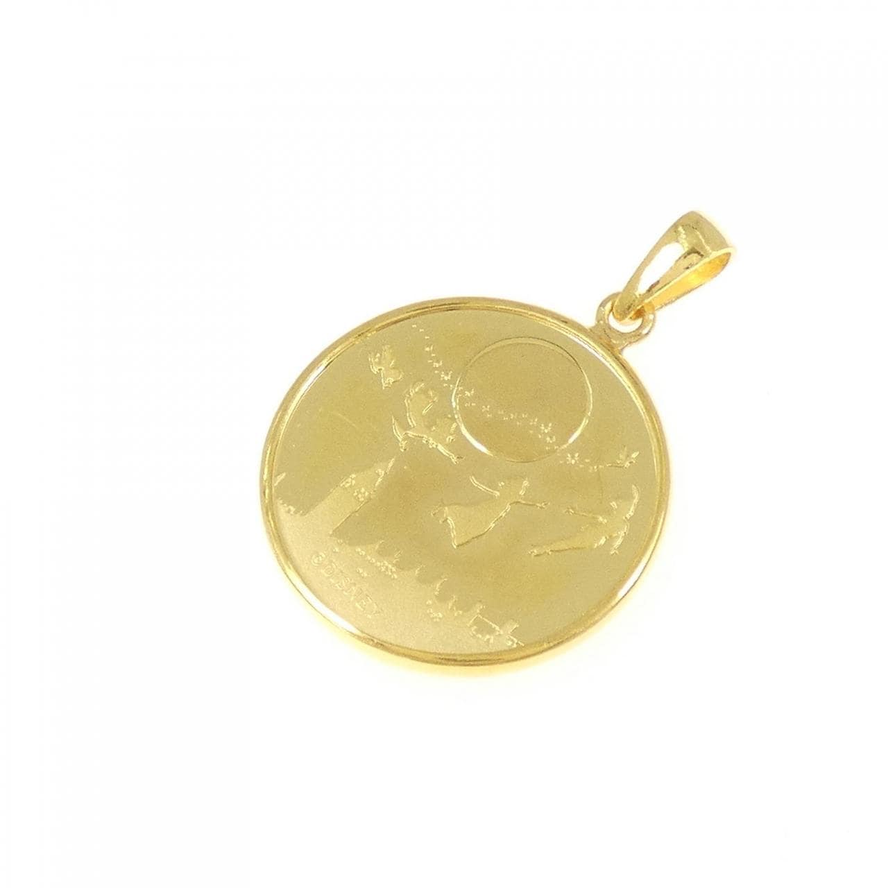 K24YG (框) 硬币吊坠