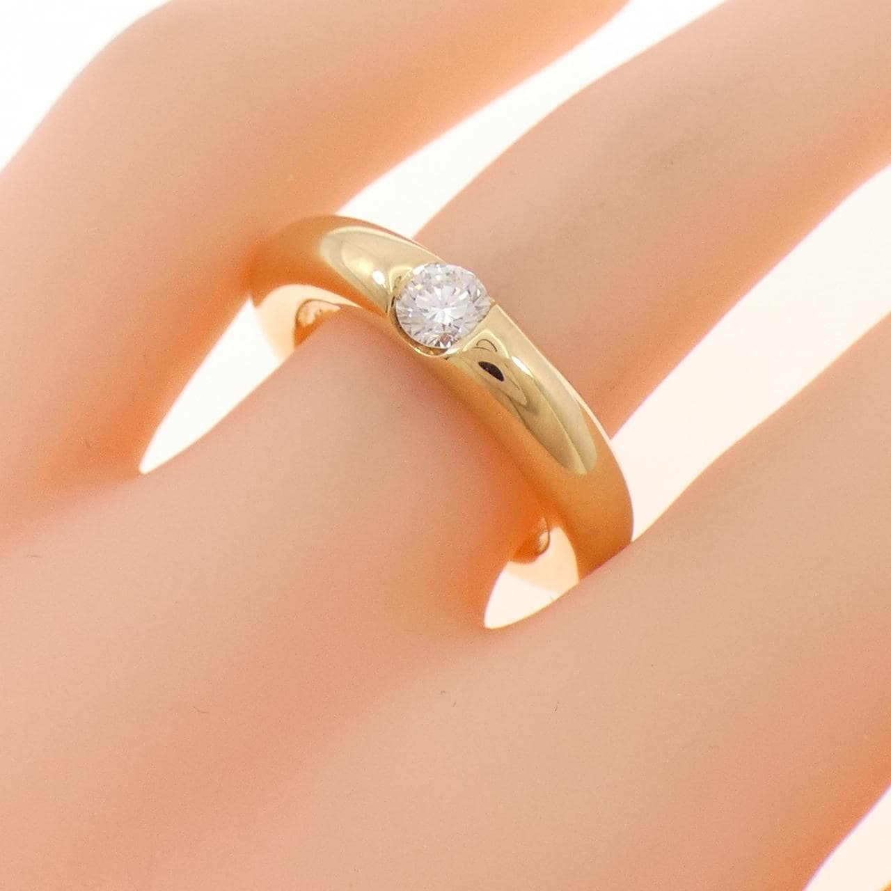 Cartier椭圆戒指 0.25CT