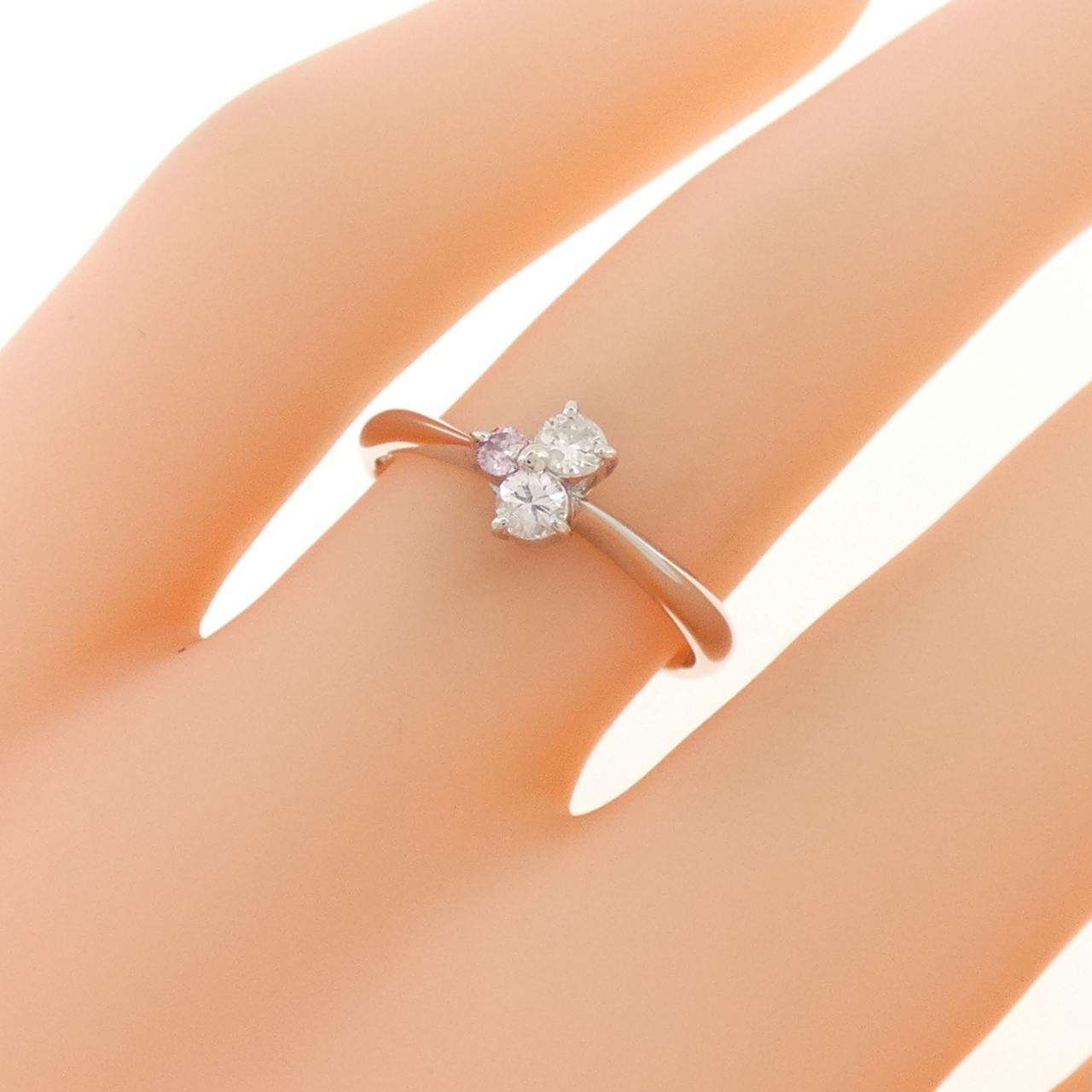 PT900 ダイヤモンド リング 0.18CT