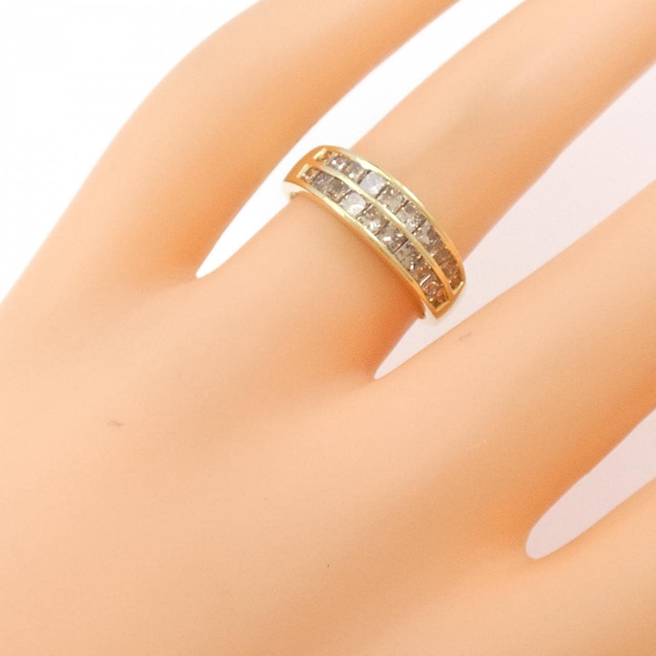 K18YG ダイヤモンド リング 1.00CT