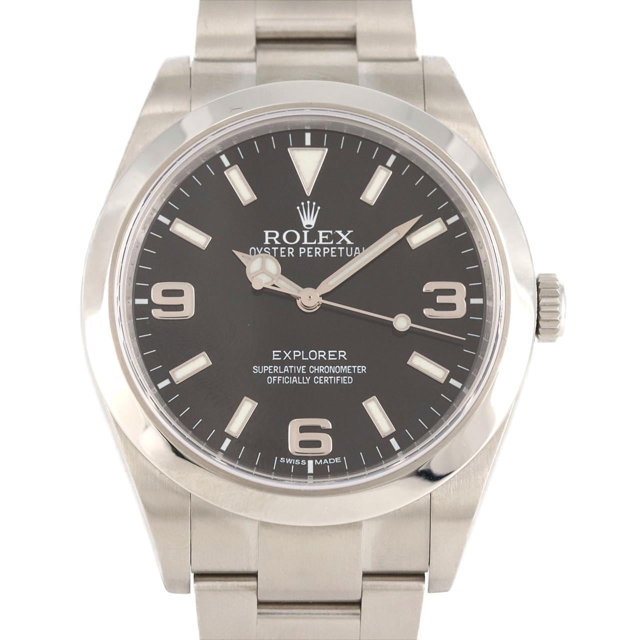 ROLEX Explorer I 214270. SS自动上弦G 编号