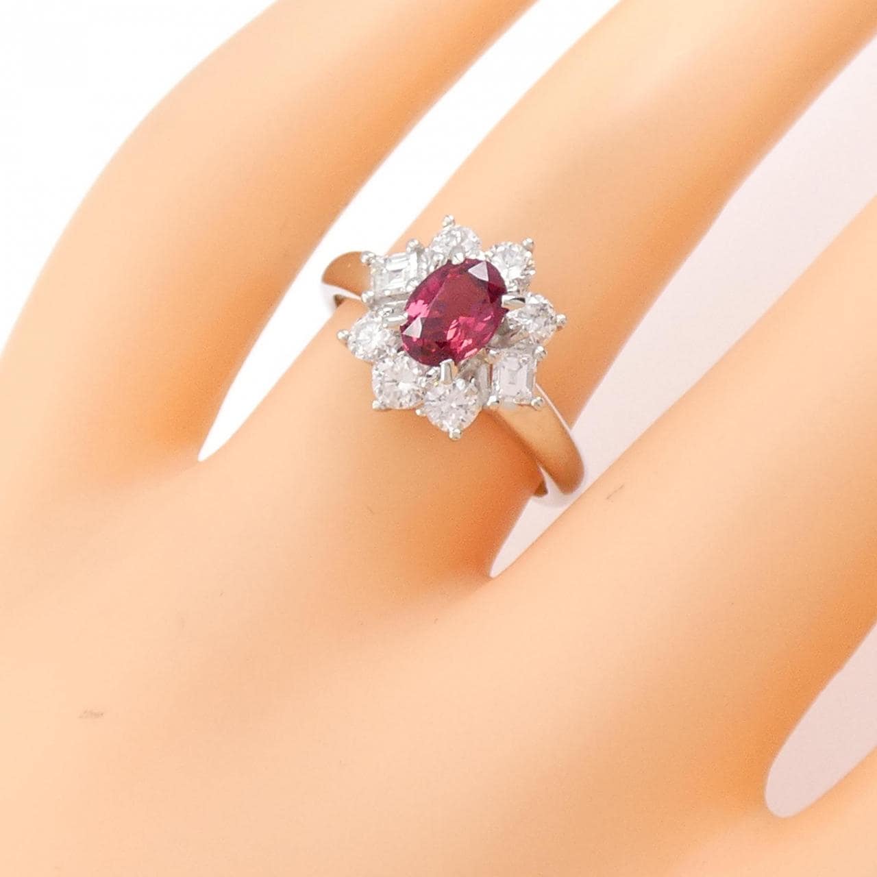 PT ルビー リング 0.78CT