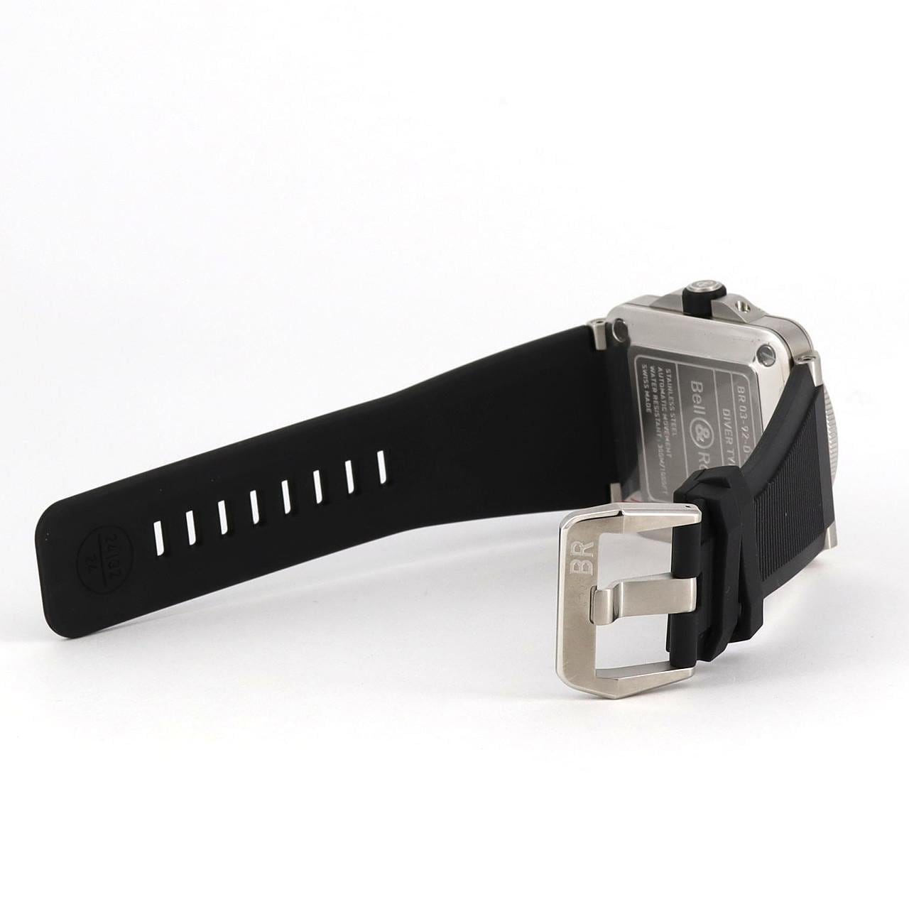 【新品】ベル&ロス BR03-92ダイバーホワイト BR0392-D-WH-ST/SRB SS 自動巻
