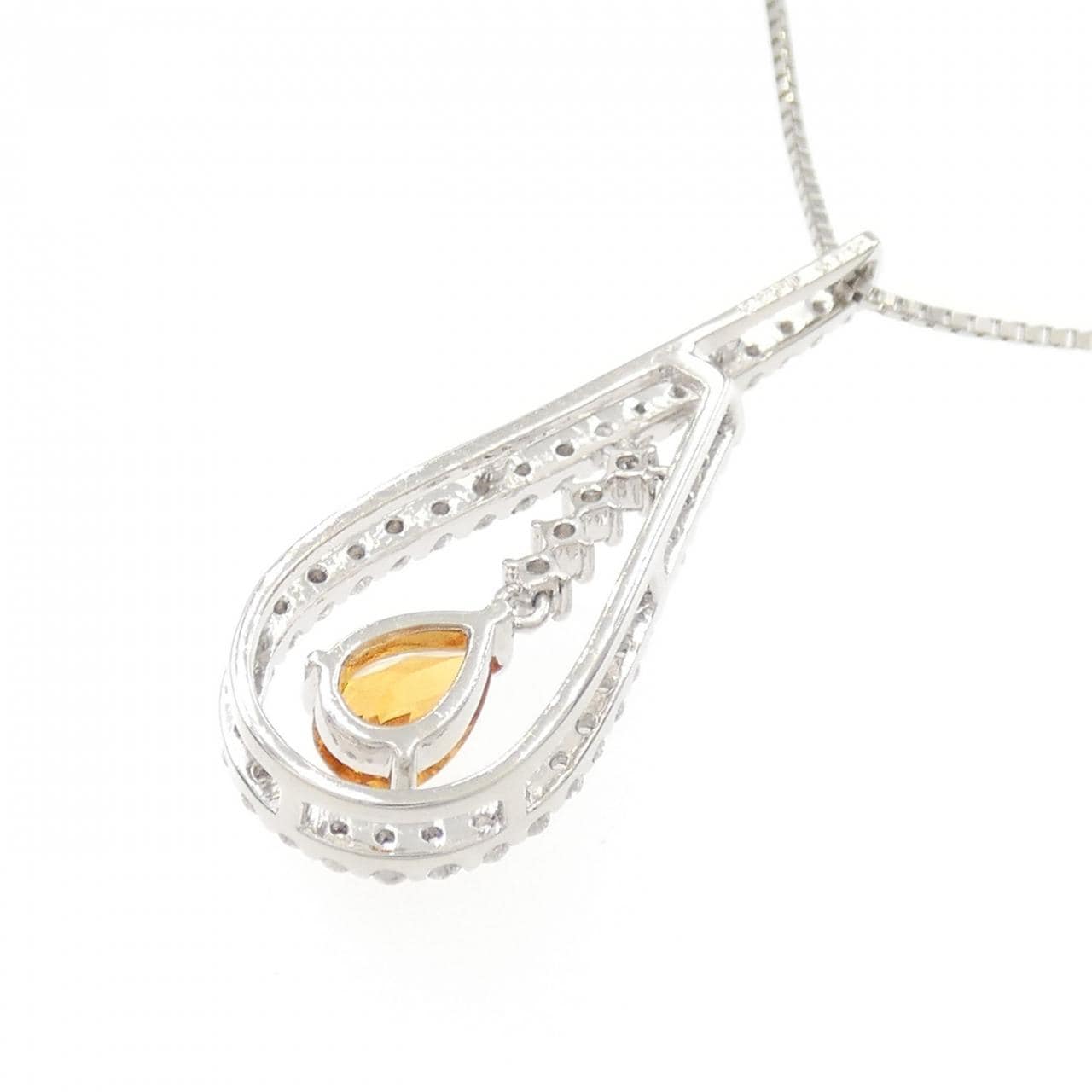 PT ガーネット ネックレス 0.49CT
