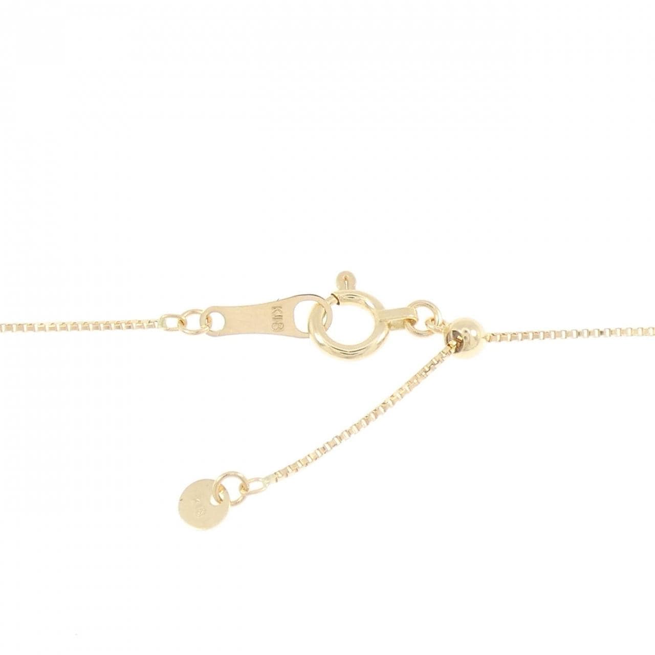 K18YG ルビー ネックレス 0.21CT