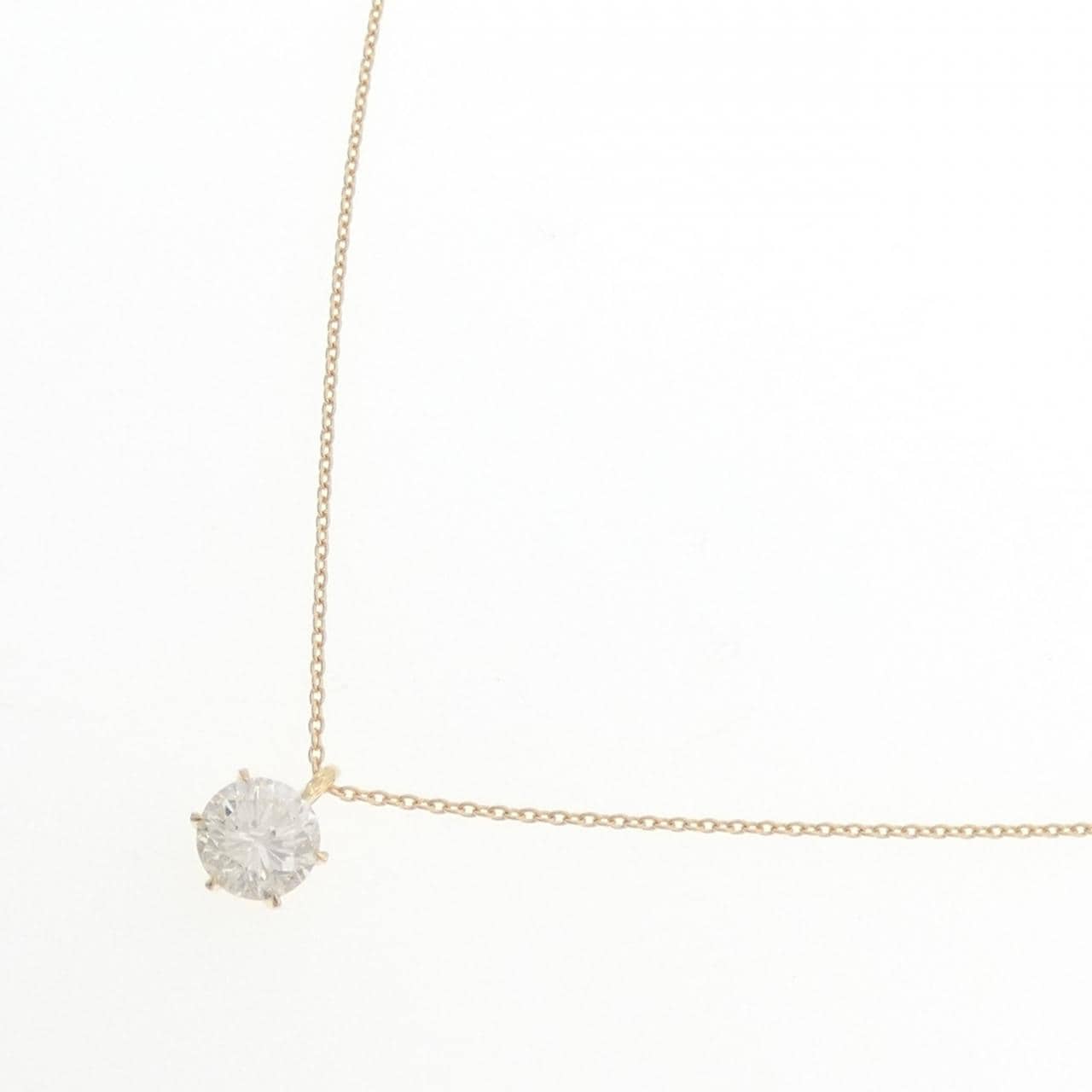 【リメイク】K18YG ダイヤモンド ネックレス 1.060CT I I1 Good