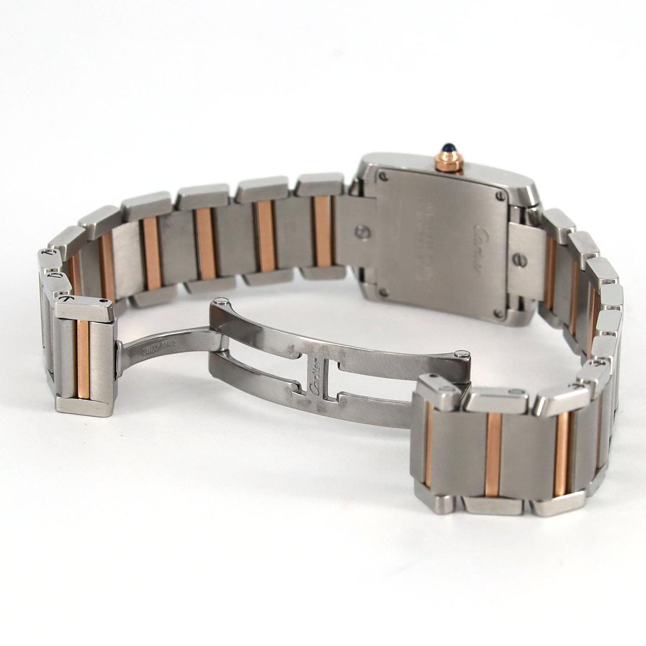 Cartier Tank Française SM PG Combi W51027Q4 SSxPG石英