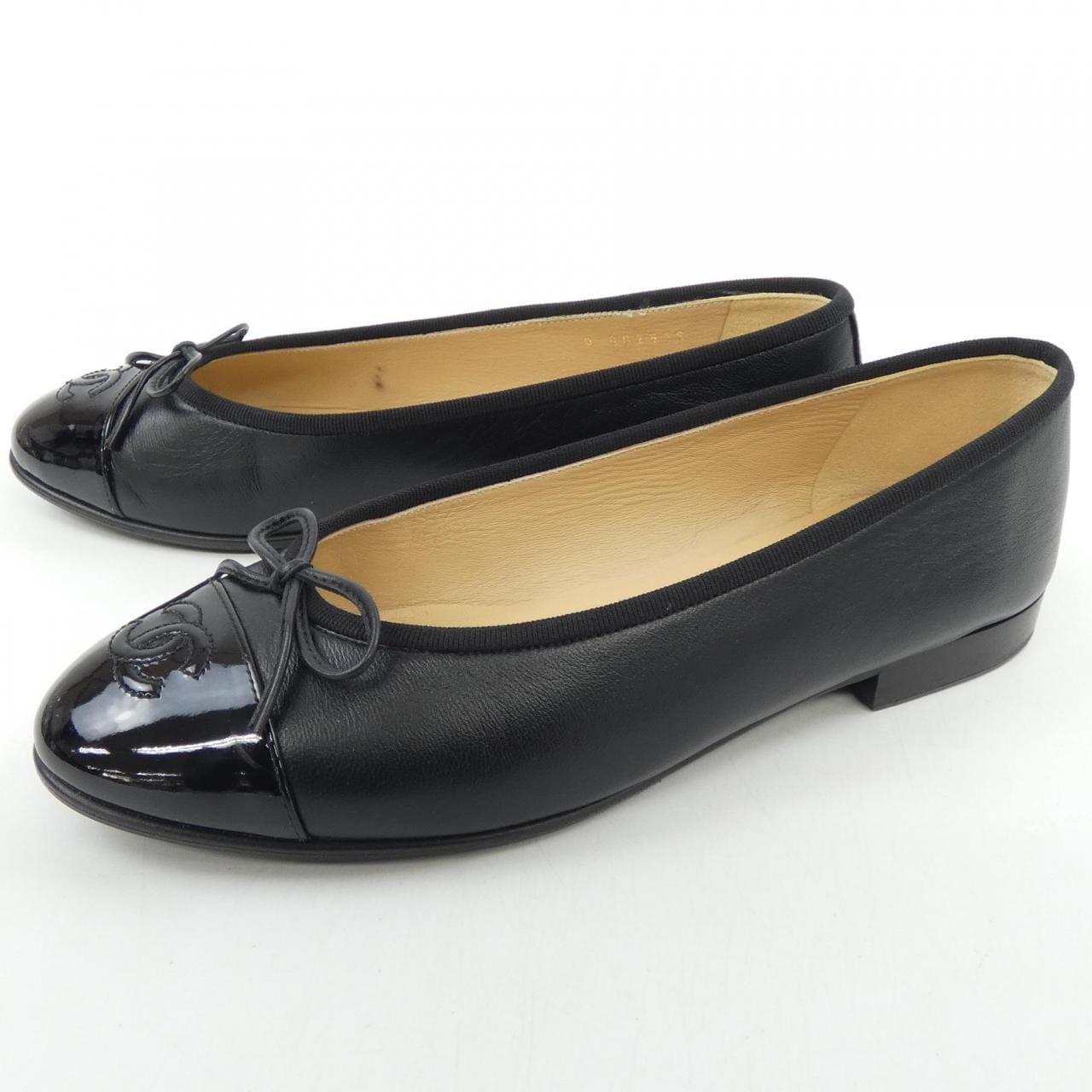 シャネル CHANEL バレリーナ G02819Y01552 フラットシューズ