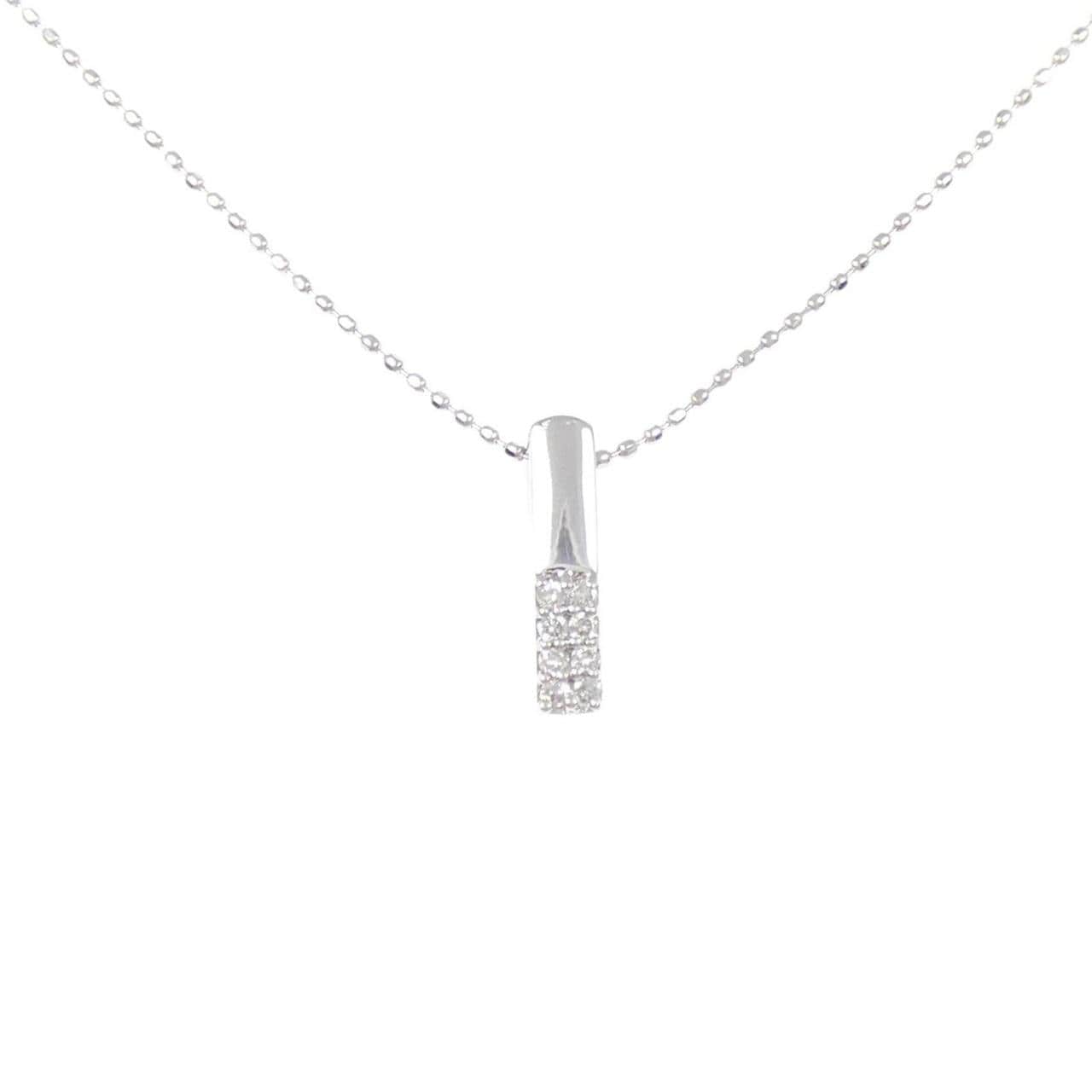 K18WG ダイヤモンド ネックレス 0.07CT