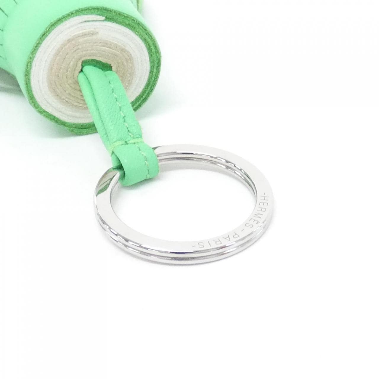 エルメス カルメン トリコロール 079018CJ キーリング