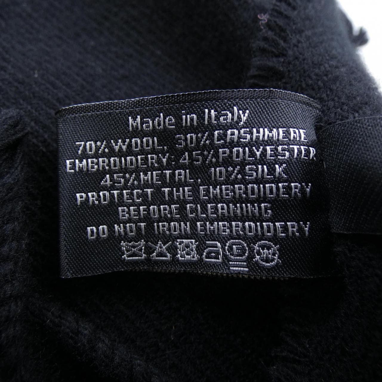 シャネル CHANEL 2次元コード MUFFLER