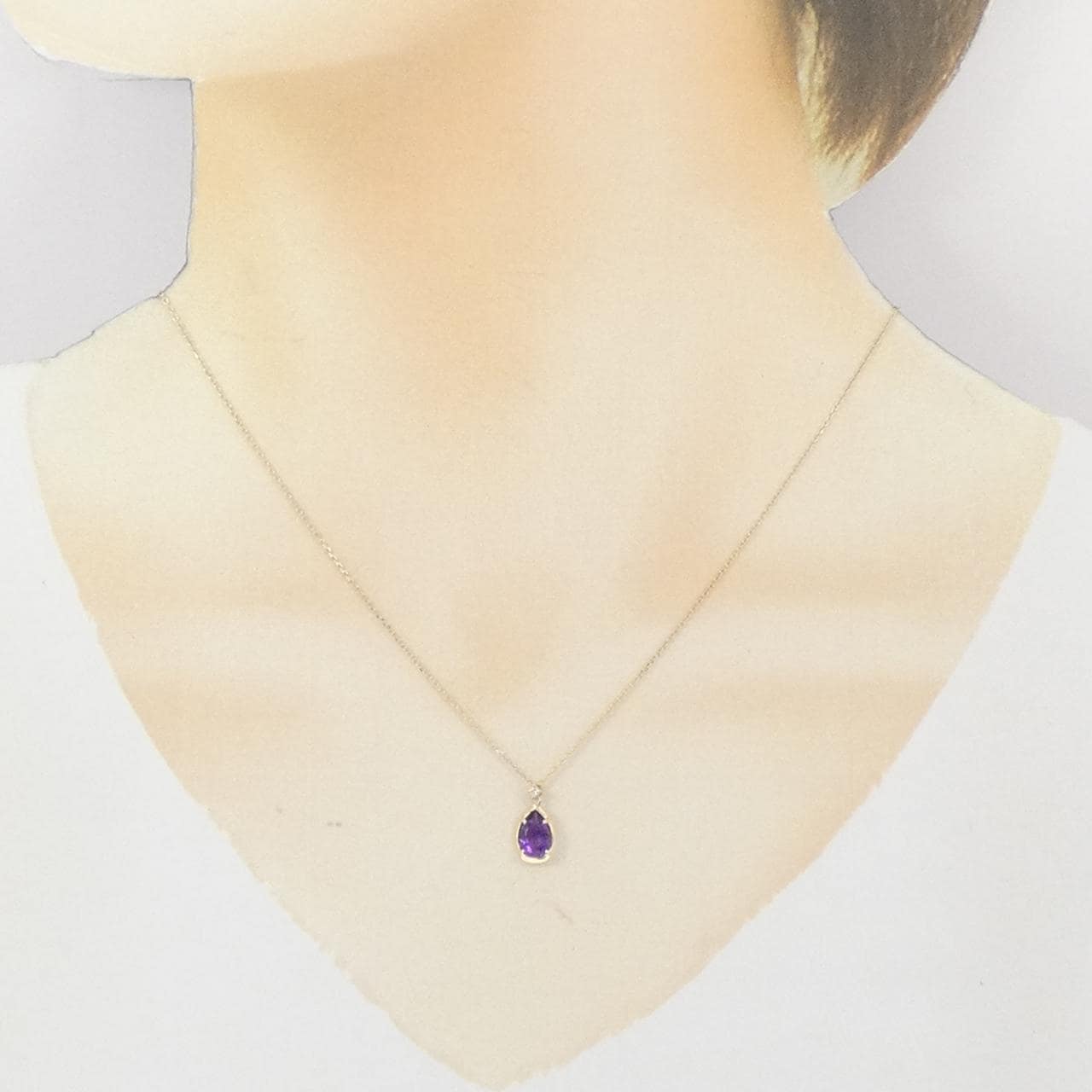 K10YG アメジスト ネックレス