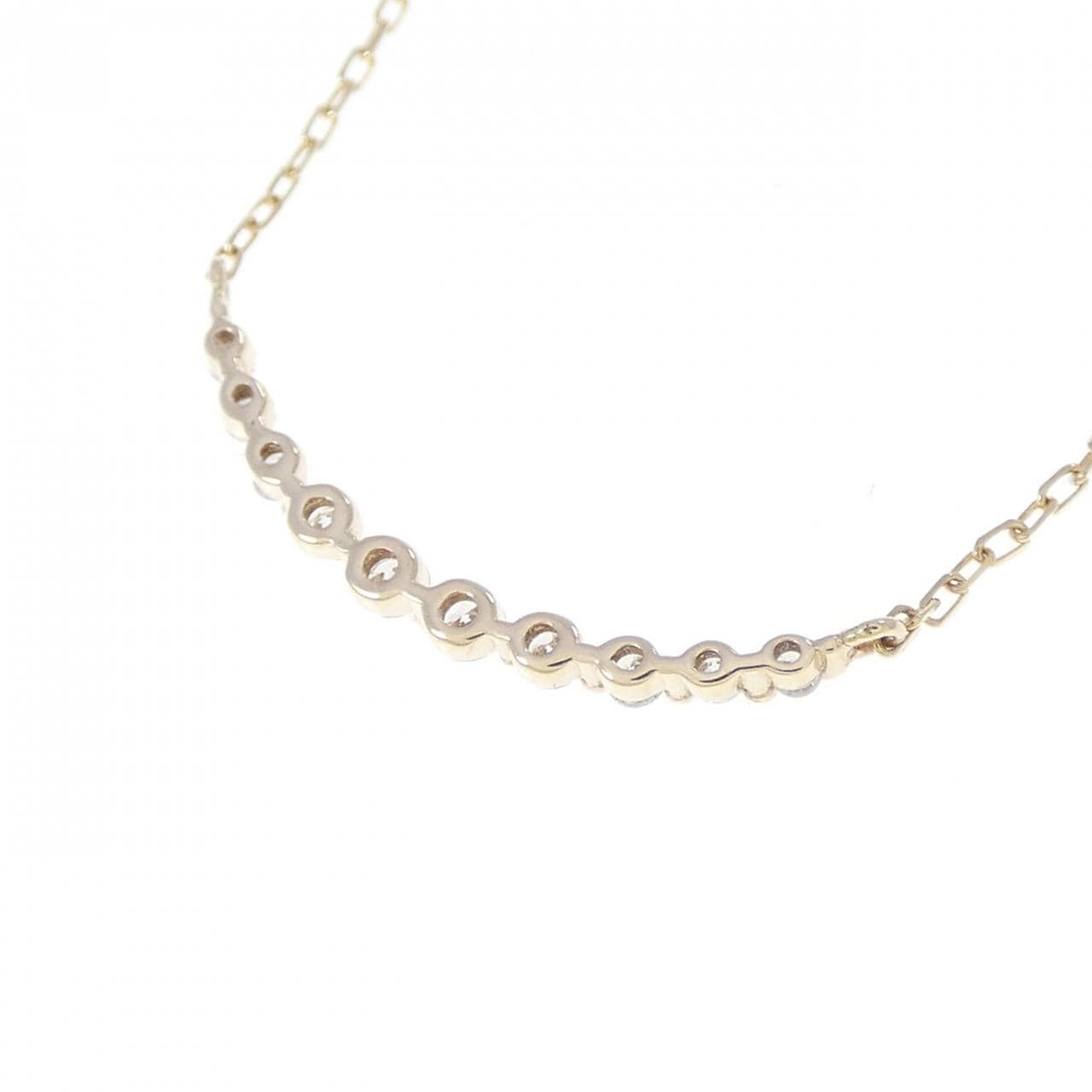 K10YG ダイヤモンド ネックレス 0.08CT