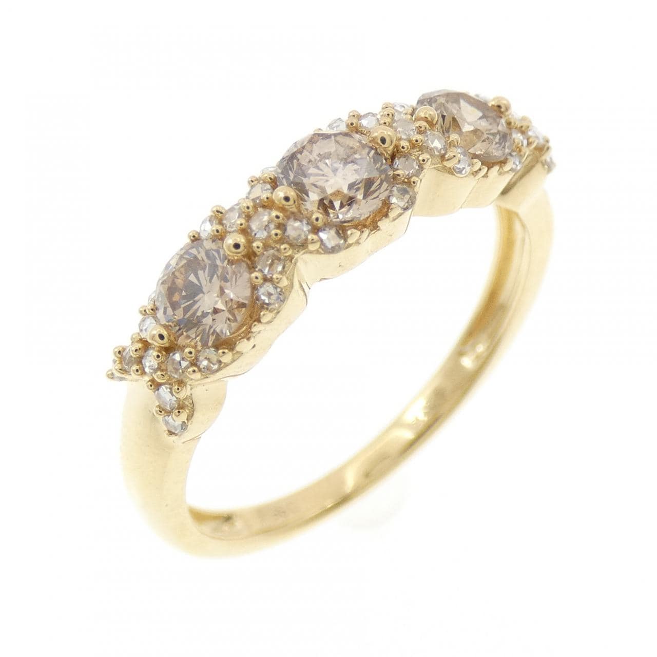ジーエスティービー ダイヤモンド リング 0.85CT