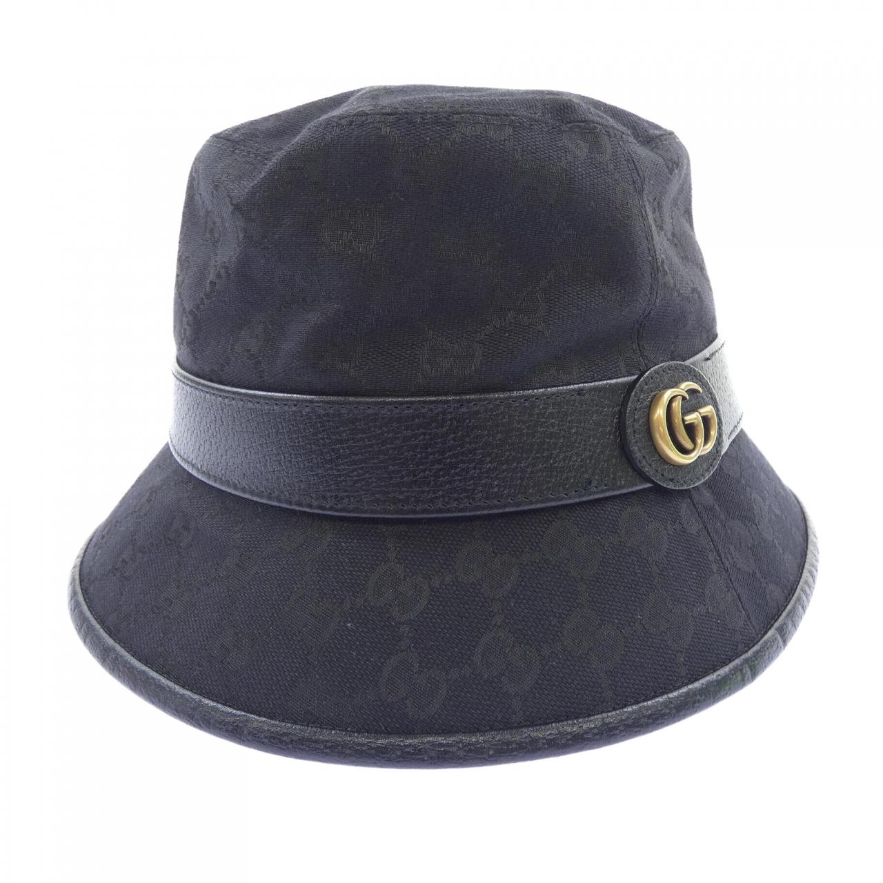 グッチ GUCCI ダブルG付き GGキャンバス バケットハット 576587 4HG53 ハット
