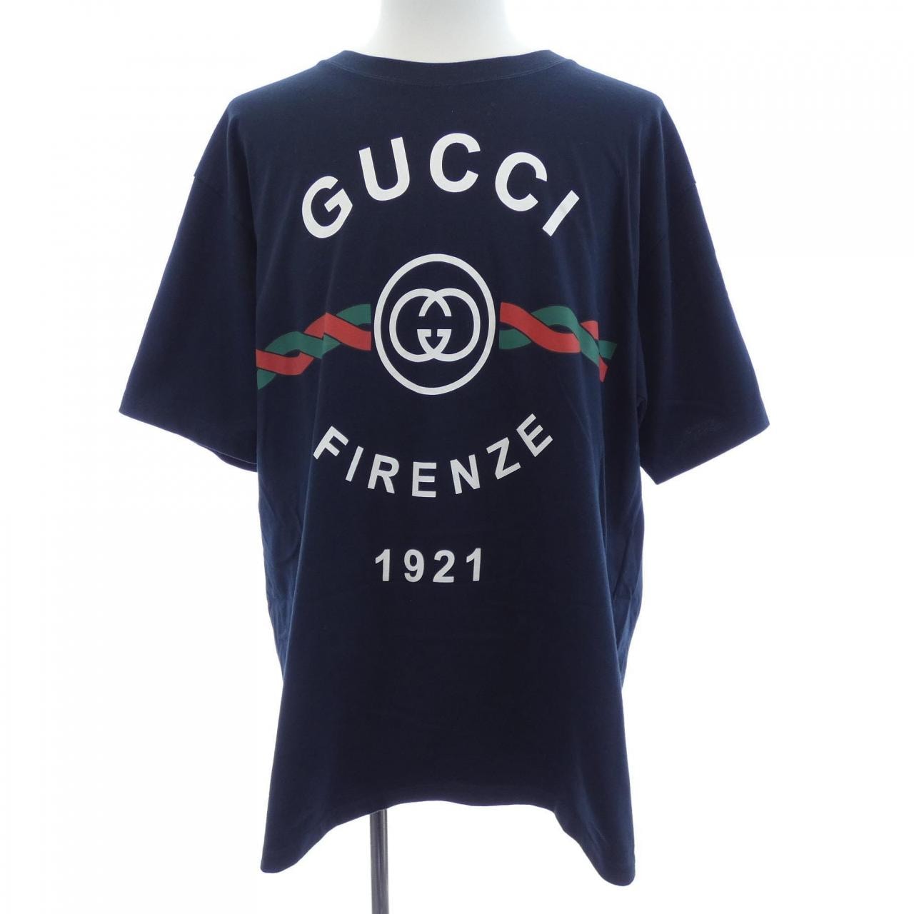 グッチ GUCCI コットンジャージー'GUCCI FIRENZE 1921'Tシャツ 616036 XJD7T Tシャツ