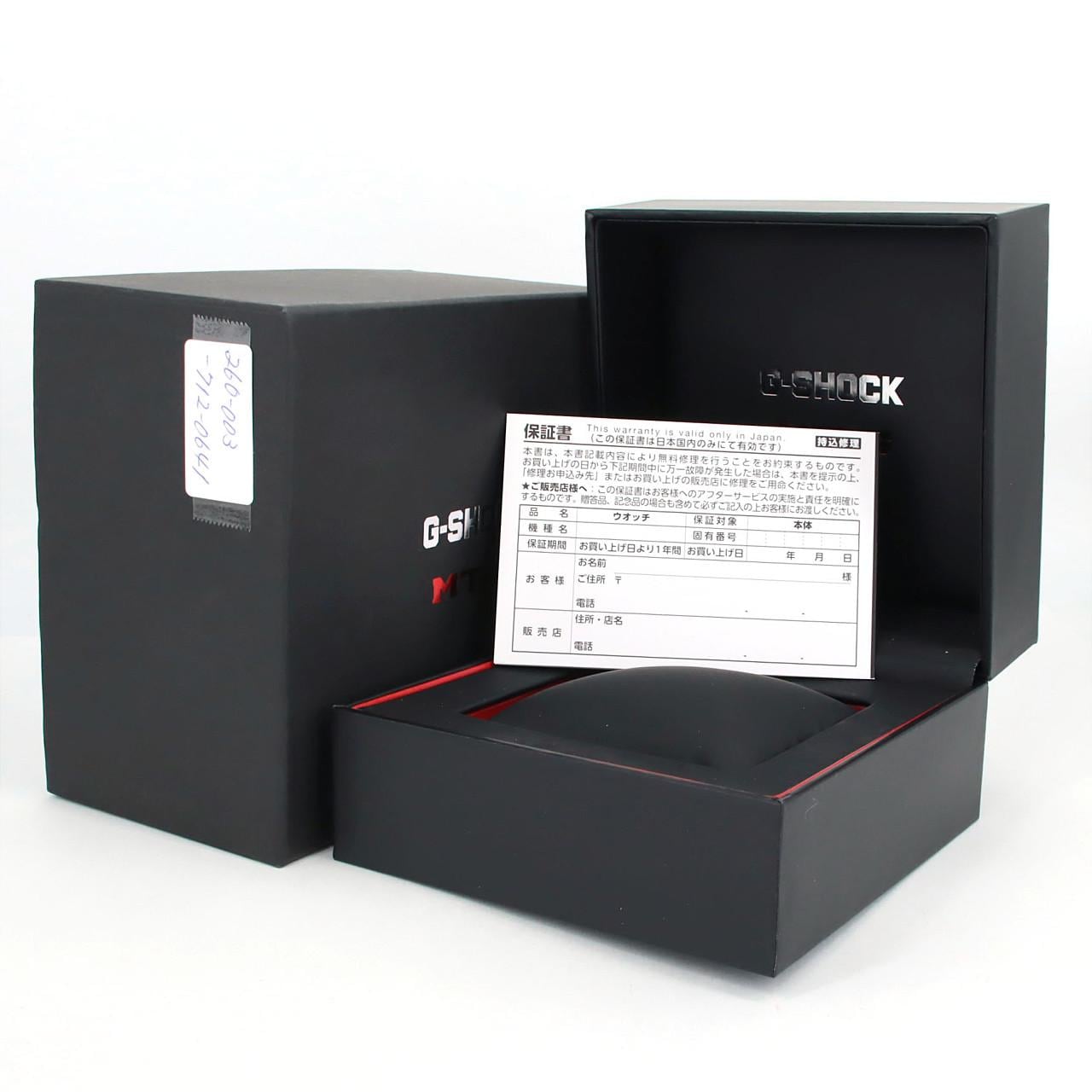 カシオ G-SHOCK･MT-G 電波時計 MTG-B3000B-1AJF SS ソーラークォーツ