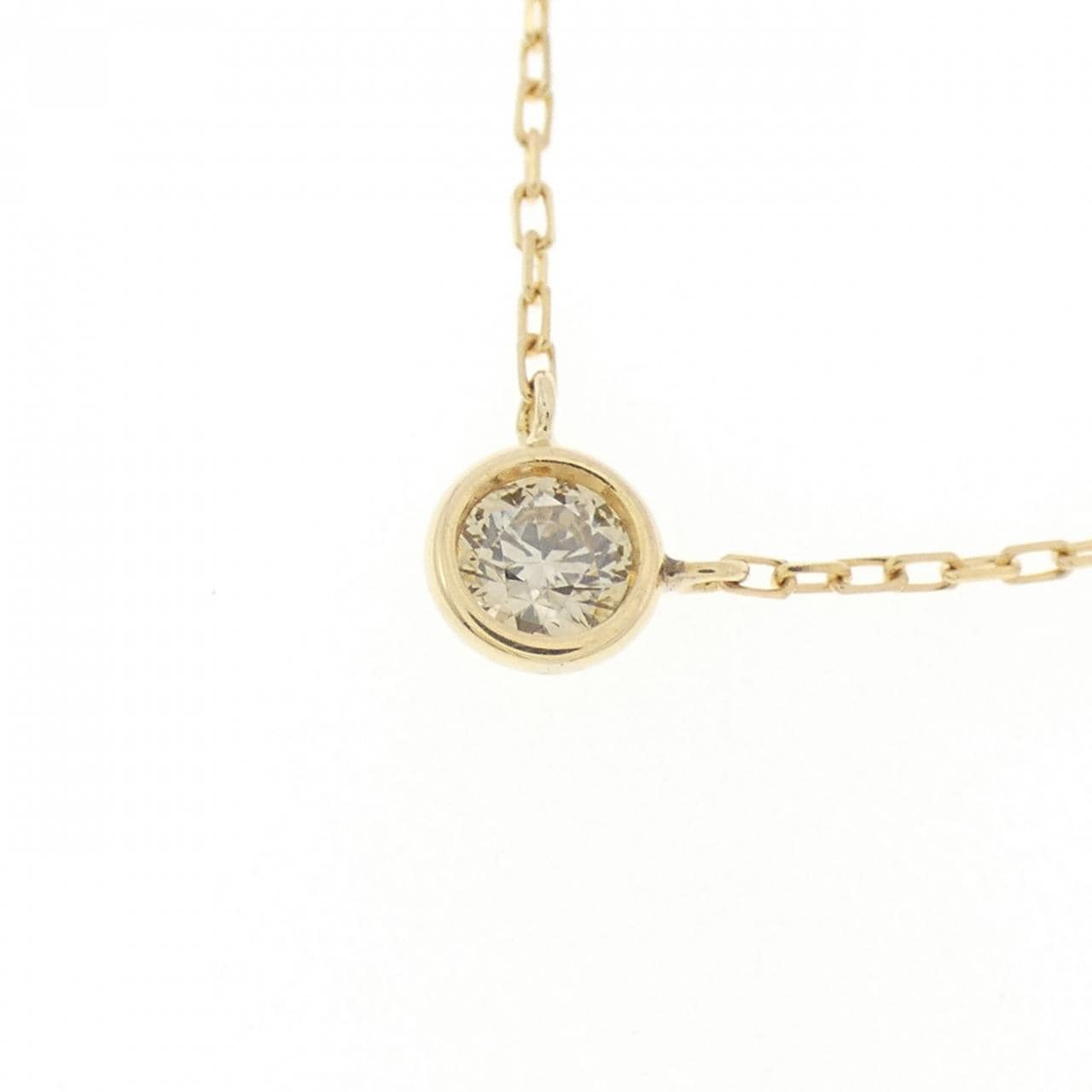 K18YG ダイヤモンド ネックレス 0.10CT