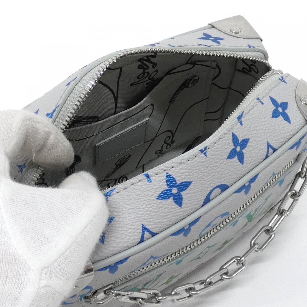 ルイヴィトン モノグラム イリディセント ミニ ソフトトランク M13901 ショルダーバッグ