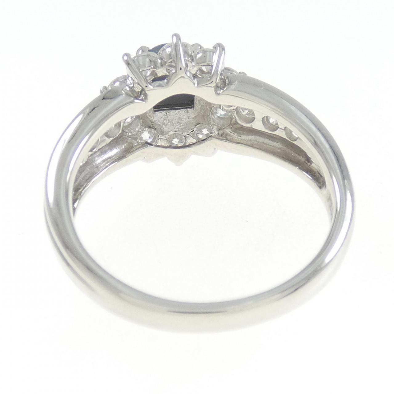 PT ブラックオパール リング 0.50CT