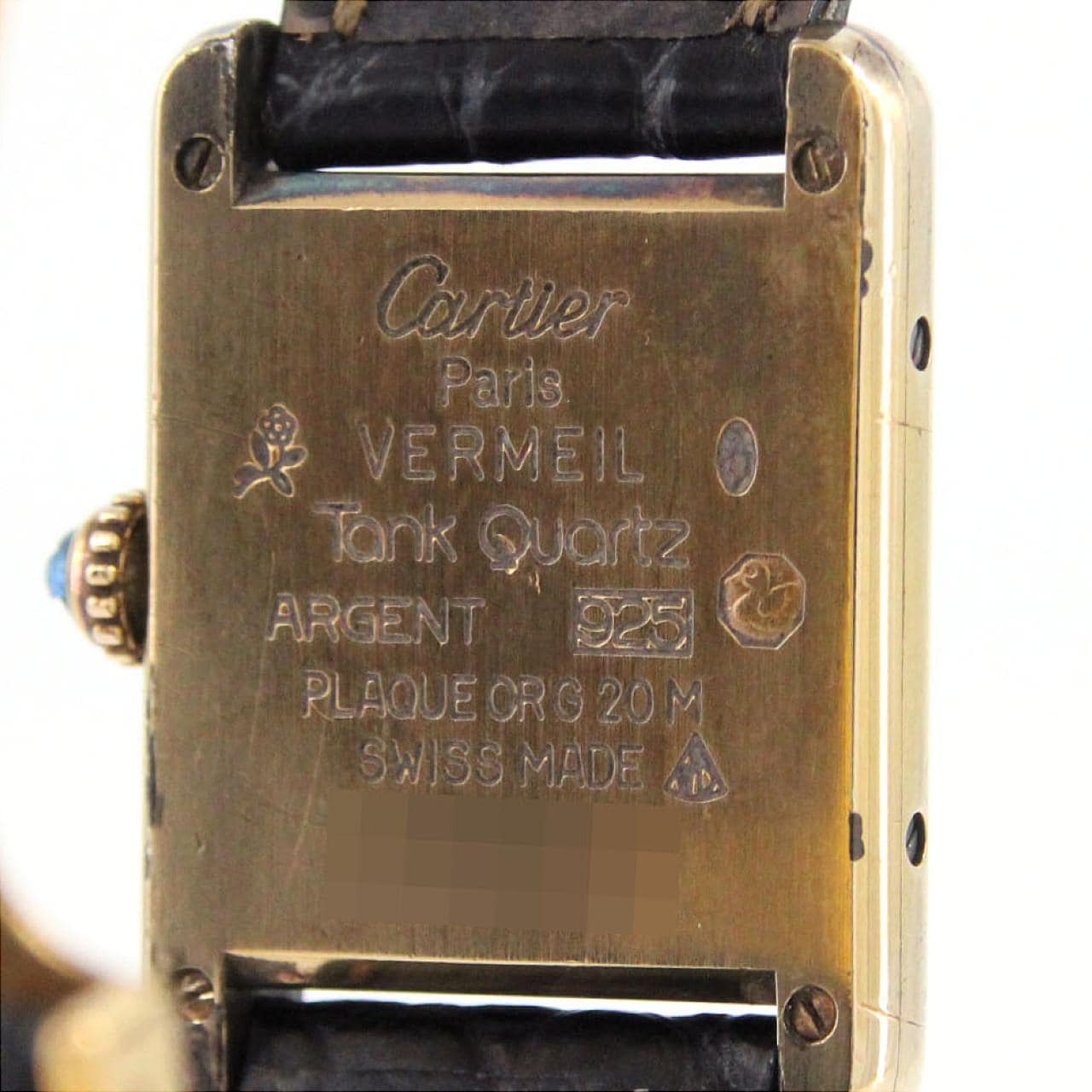 【ノーメンテナンス還元価格】カルティエ マストタンクSM GP W1001354 GP クォーツ