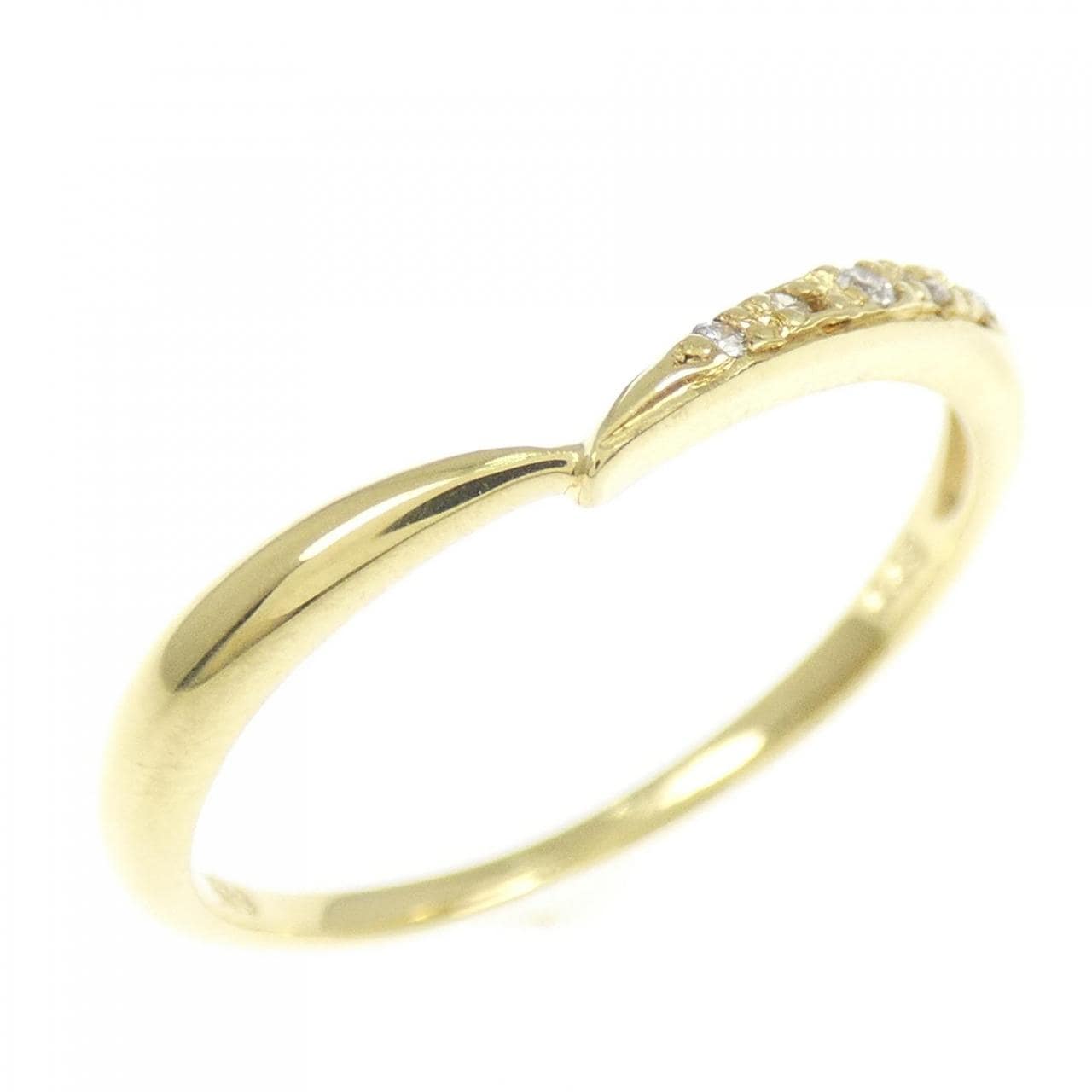 K18YG ダイヤモンド リング 0.03CT