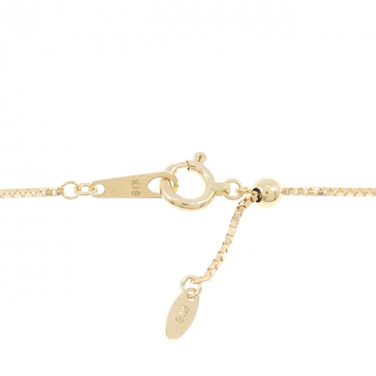 PT900/K18YG フラワー ペリドット ネックレス 2.80CT