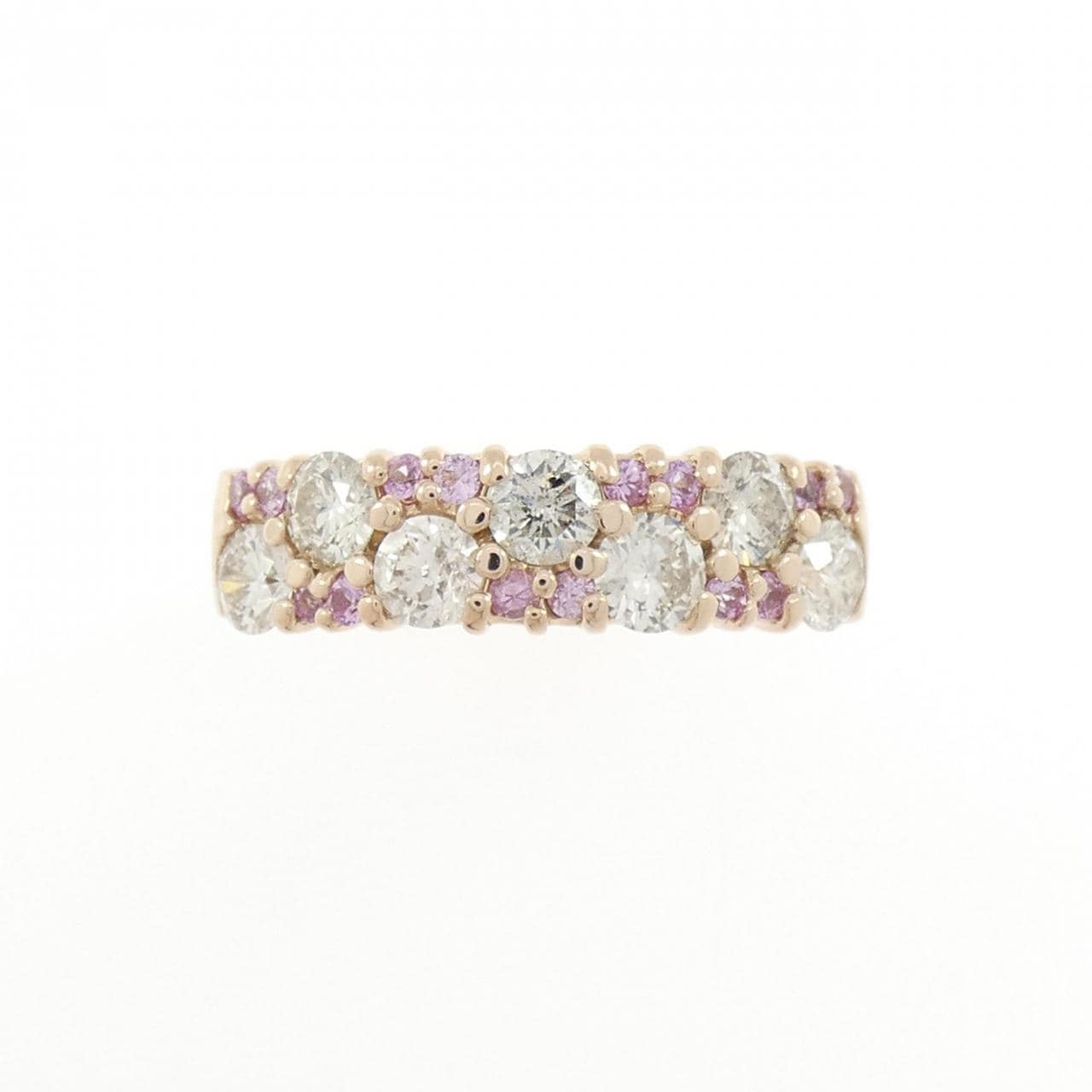 K18PG サファイヤ リング 0.18CT