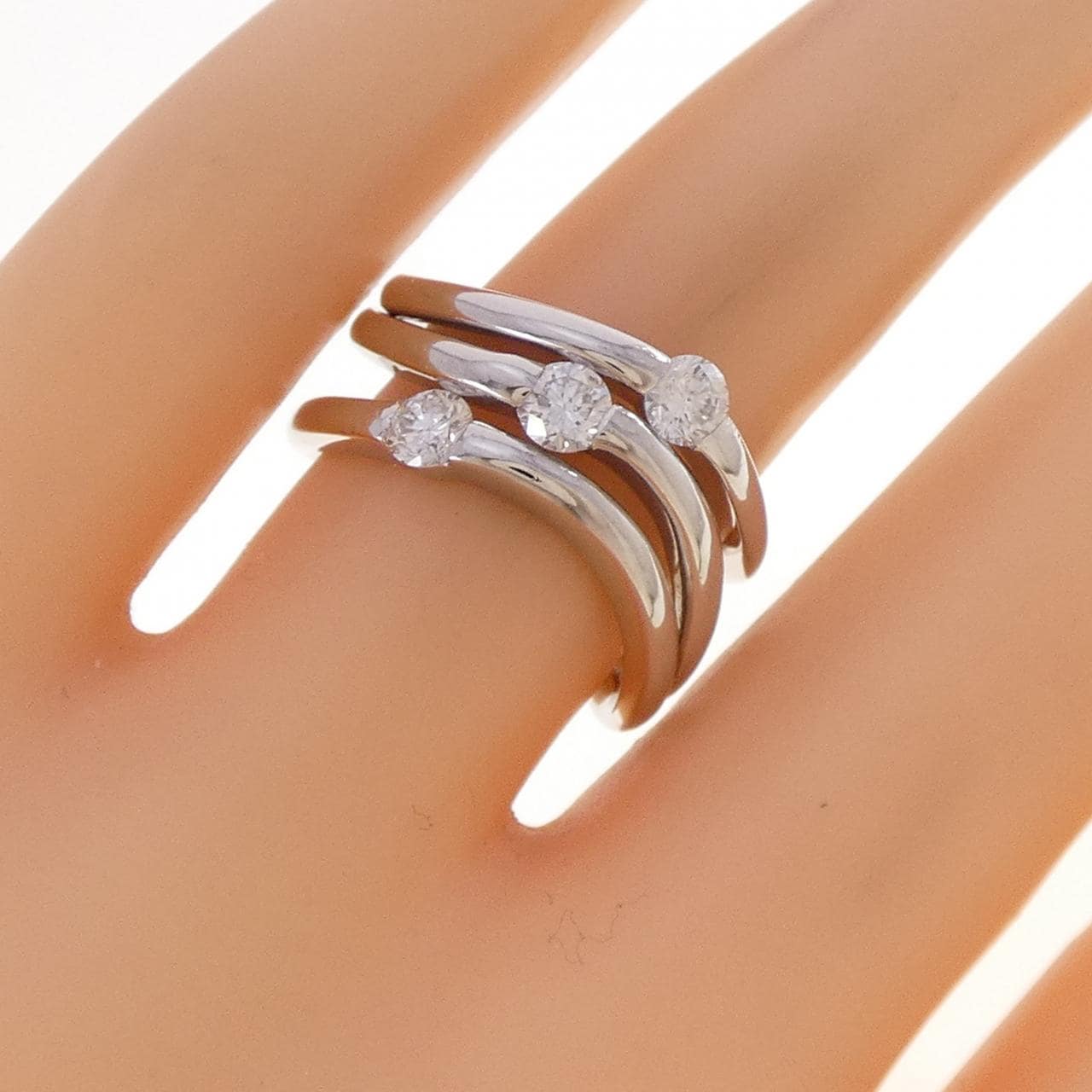 PT900 ダイヤモンド リング 0.50CT
