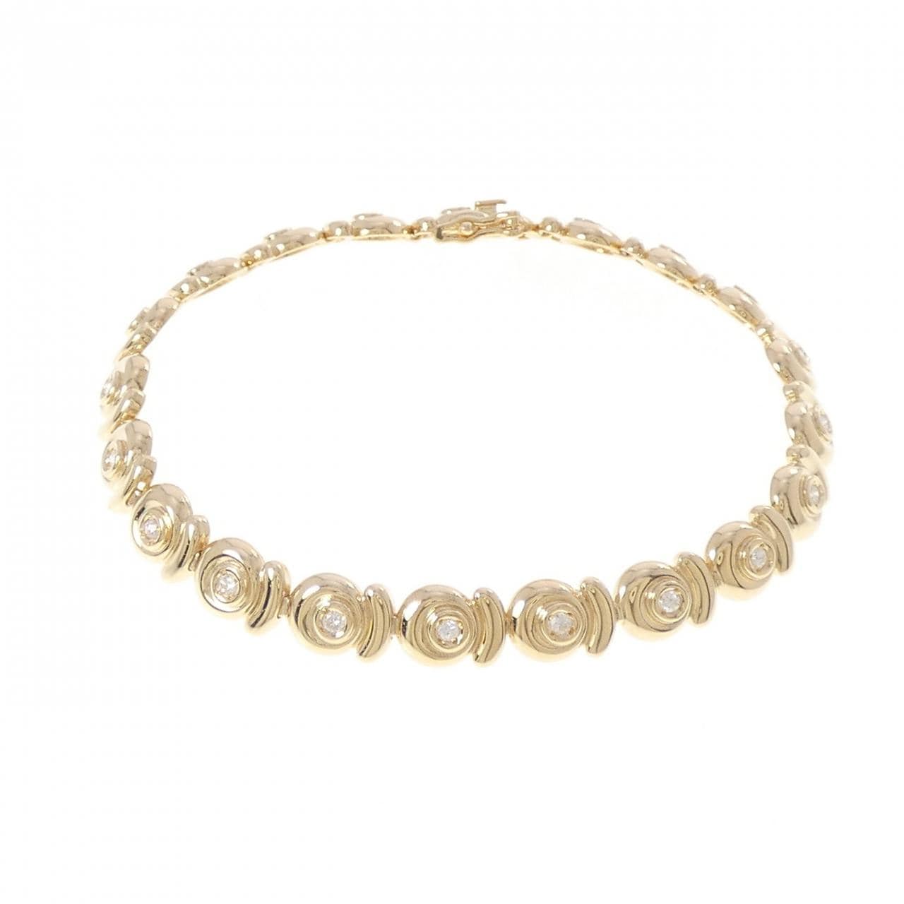 K18YG ダイヤモンド ブレスレット 0.43CT
