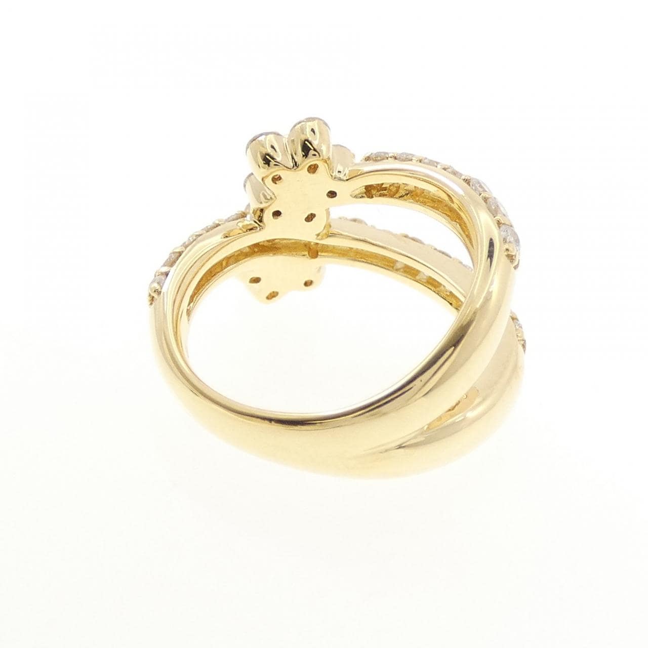 ポンテヴェキオ フラワー ピンキーリング 0.89CT