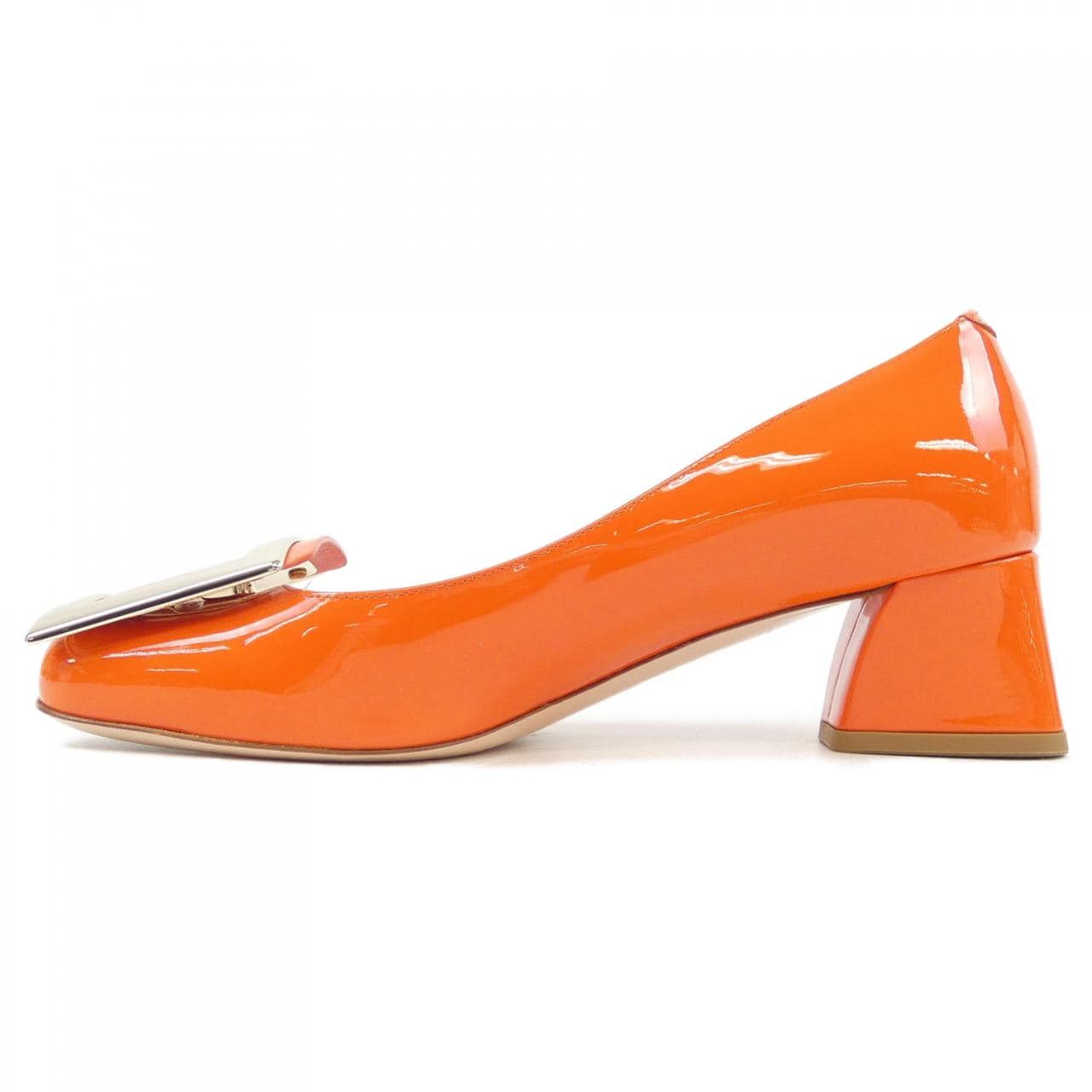 ロジェヴィヴィエ ROGER VIVIER トレ ヴィヴィエ メタルバックル パンプス