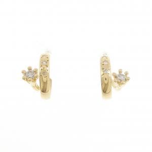 K18YG ダイヤモンド ピアス 0.19CT