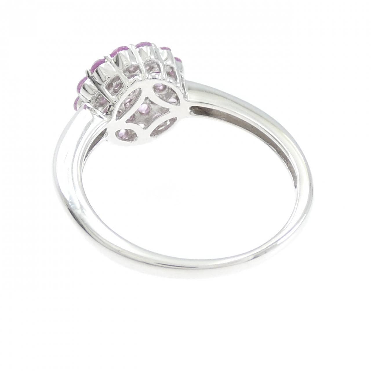 K18WG サファイヤ リング