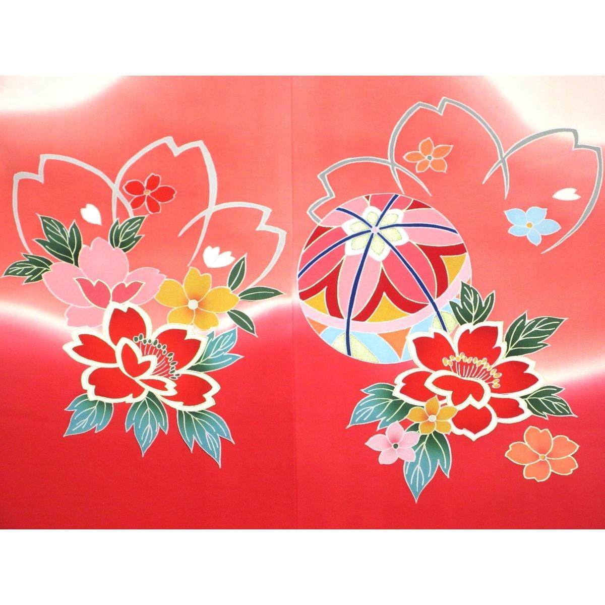 【未使用品】子供　女の子四ツ身