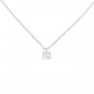 ティファニー ソリティア ネックレス 0.22CT H VS1 3EXT