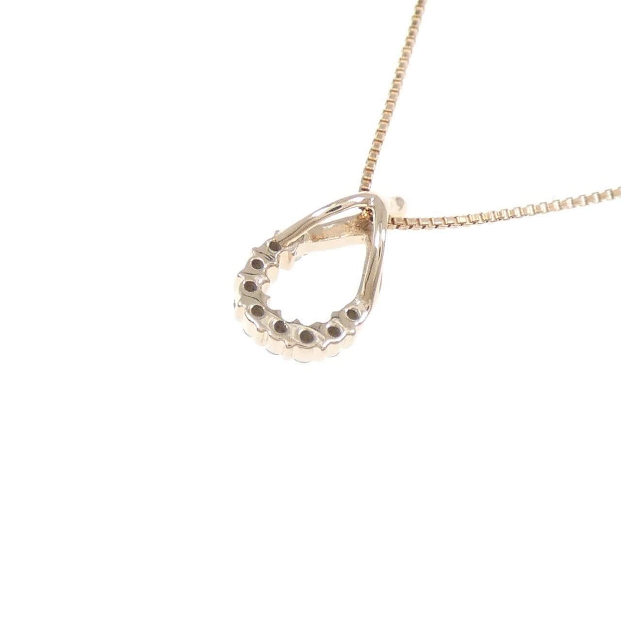 K10PG ダイヤモンド ネックレス 0.045CT