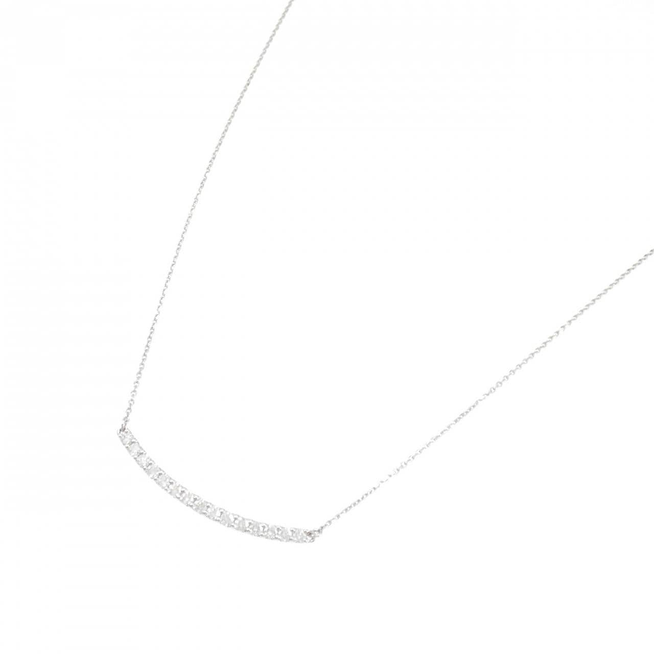 [BRAND NEW] PT900/PT850 Diamond Necklace 0.302CT