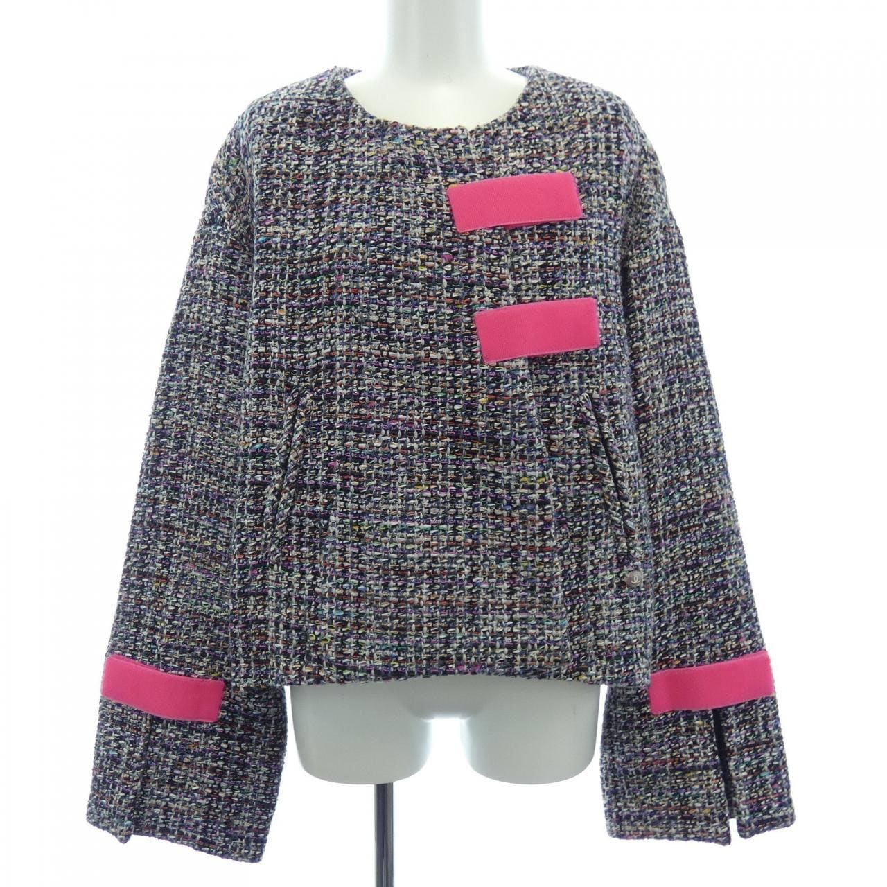 シャネル CHANEL ノーカラージャケット