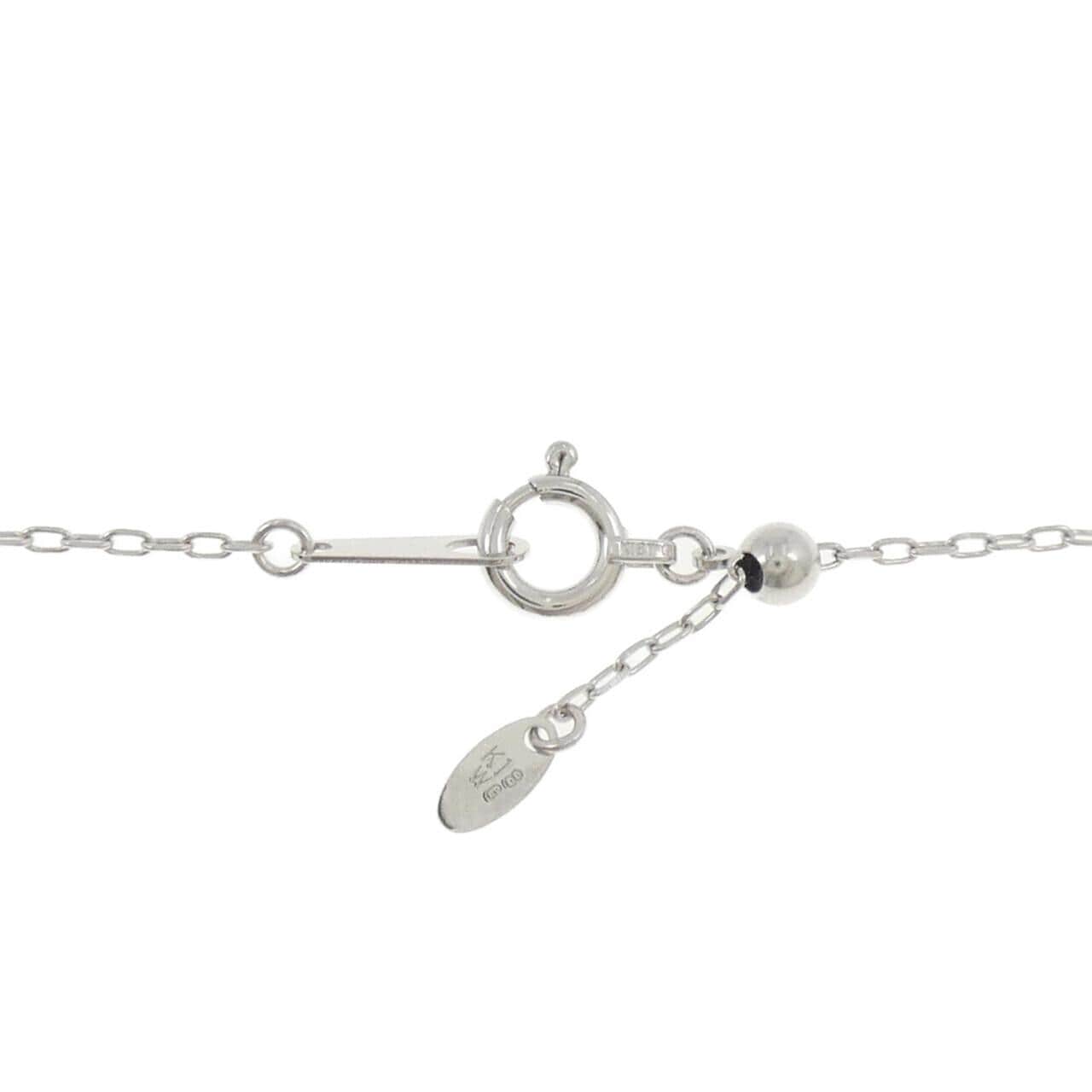 K18WG ダイヤモンド ネックレス 0.127CT